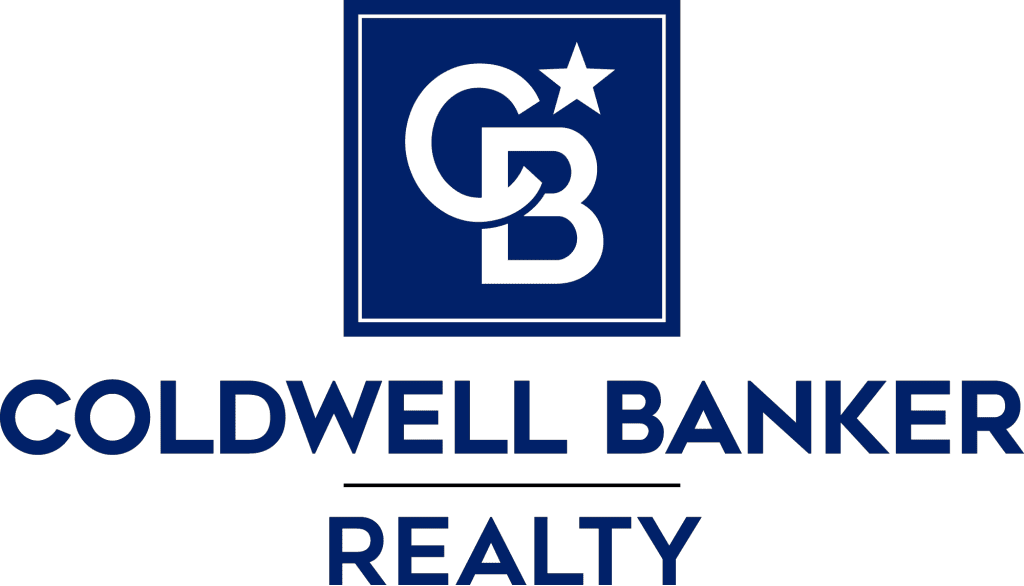 Coldwell Banker Logo Blue Rectangle Stacked